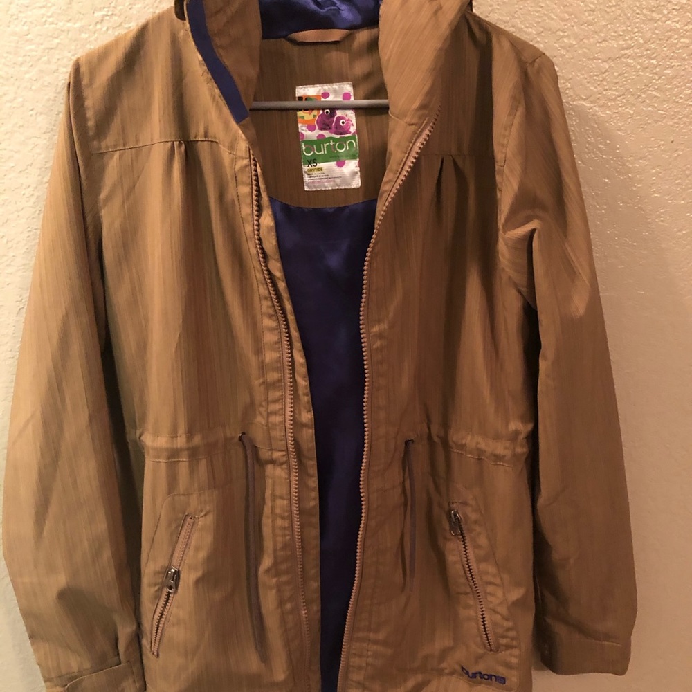 Lightweight, long burton jacket